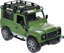 Автомобиль Bruder Внедорожник Land Rover Defender цвет зеленый