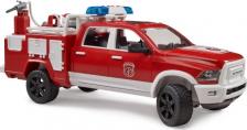 Автомобиль Bruder Внедорожник RAM 2500 Dodge пожарный с мигалкой 02-544 с 4 лет