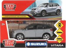 Автомобиль Технопарк Машина металл Suzuki Vitara s 2015 матовый 12 см, двер, баг, ин, серый