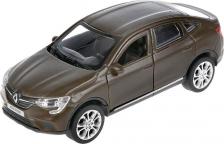Автомобиль Технопарк Модель машины Renault Arkana, инерционная, свет, звук АRКАNА-12SLFIL-ВN