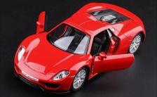 Автомобиль Uni-Fortune Машинка металлическая RMZ City 1:32 Porsche 918 Spyder, цветкрасный в ассорт