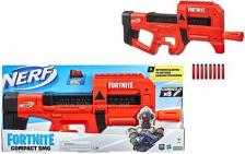 Игрушечное оружие Nerf Бластер Dinosquad Tricera-Blast F0803, 54 см, голубой/оранжевый