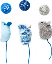 Игрушка для кошек Petpark игрушка мышки и мячики с кошачьей мятой