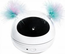 Игрушка для кошек Triol Игрушка-робот для кошек Робот пластик, перья, металл, белый, 10 см