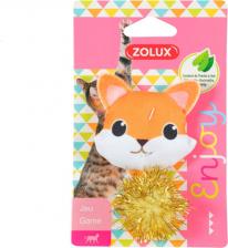 Игрушка для кошек Zolux Игрушка для кошек хитрый лисенок, с кошачьей мятой, 8см