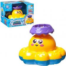 Игрушка для самых маленьких ABtoys Игрушка для ванной "Веселое купание. Осьминог", желтый
