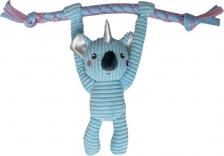 Игрушка для собак Chomper Игрушка для собак Unicorn Beach Party Коала с пищалкой и шуршалкой голубая