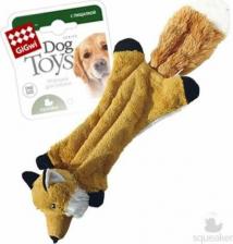 Игрушка для собак GiGwi белка, игрушка с двумя пищалками (99 г)