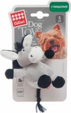GiGwi Игрушка для собак "Ослик" с пищалкой, 10 см – фото 4