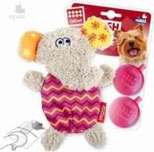 Игрушка для собак GiGwi Игрушка для собак "Слон" с пищалкой, 13 см