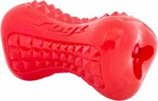 Игрушка для собак Rogz Игрушка для собак Yumz S косточка массажная для десен красная - 88 мм