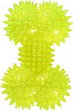 Игрушка для собак Rurri Игрушка для собак Косточка с шипами пищащая, 11 см