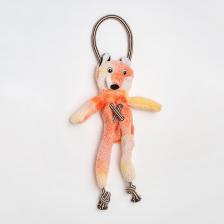 Игрушка для собак Rurri Игрушка для собак Лисица на веревке, 56х12х6 см