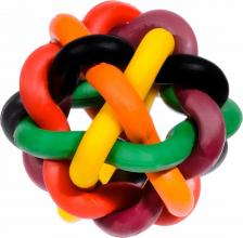 Игрушка для собак Tappi Игрушка для собак Миттен мячик плетеный средний разноцветный 6,5 см