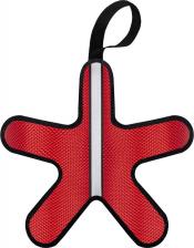 Игрушка для собак Tappi Игрушка для собак Вилли, звезда, ткань кордюра, со светоотражающей полоской, красная