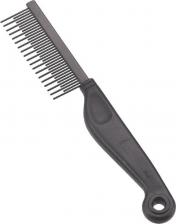 Инструмент для ухода за животными Hello Pet Расческа для кошек и собак нержавеющая сталь, цвет черный