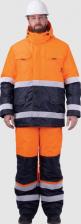 Инструмент: средства защиты ГК Спецобъединение Костюм БРАЙТ зимний, Со - 3-й класс защиты, Тнв - 2-й класс защиты, флуоресцентн Кос 763/96/194