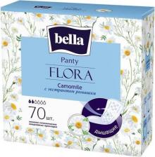 Прокладки Bella Ежедневные прокладки Panty FLORA Camomile (с экстрактом Ромашки) 70 шт