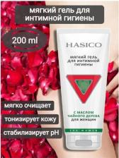 Гель Hasico Гели для интимной гигиены Мягкий гель для интимной гигиены с маслом чайного дерева для женщин 200.0