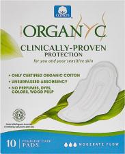 Прокладки Organyc Organic Cotton Pads Moderate Flow 10 Pads Nyc-00994