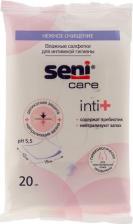 Влажные салфетки Seni Влажные салфетки CARE Inti+ для интимной гигиены, 20 шт