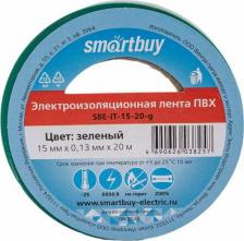 Изолента SmartBuy Изолента ПВХ, 0.13мм/15мм/20м, зеленая (SBE-IT-15-20-g)