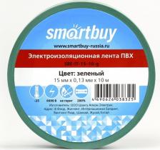 Изолента SmartBuy Изолента SBE-IT-15-10-g зеленая, 15 мм, 10 м