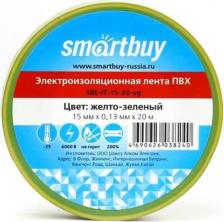 Изолента SmartBuy Изолента SBE-IT-15-20-yg желто-зеленая, 15 мм, 20 м