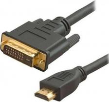 Кабель/переходник 5bites APC-073-020 Кабель HDMI M DVI M 24+1 double link, зол.разъемы, ферр.кольца, 2м