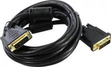 Кабель/переходник 5bites APC-096-020 Кабель DVI M DVI M 24+1 double link, зол.разъемы, ферр.кольца, 2м