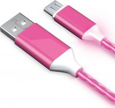 Кабель/переходник Akai Кабель CE-451 USB to microUSB 1m Pink