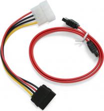Кабель/переходник Akasa Комплект кабелей интерфейсный 7pin/7pin 48см + кабель питания 4pin/15pin 15см Gembird CC-SATA