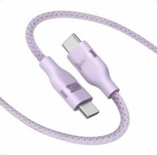 Кабель/переходник Anker Кабель Nano Flexible Multi-Color Braided Cord USB-C to USB-C 240W 1.8m - Purple