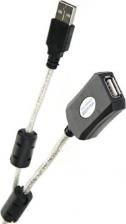 Кабель/переходник AOpen Кабель удлинитель активный USB2.0-repeater, AM/AF 15м <ACU823-15M