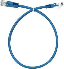 Кабель/переходник AOpen Патч-корд литой /Qust UTP кат.5е 0,5м синий <ANP511_0.5M_B