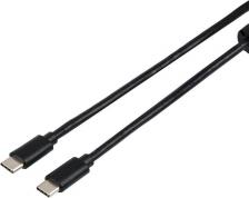 Кабель/переходник Atcom Кабель USB Type-C M - USB Type-C M 1.8m Black AT2118