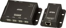 Кабель/переходник ATEN Удлинитель USB 2.0 B (F) - LAN - 4xUSB A (F), (UCE3250-AT-G)