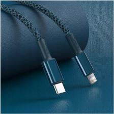 Кабель/переходник Baseus Аксессуар High Density Braided USB Type-C - Lightning 20W 2m Blue CATLGD-A03