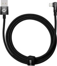 Кабель/переходник Baseus Аксессуар MVP 2 Elbow-Shaped USB - Lightning 2.4A 2m Black CAVP000101