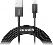 Кабель/переходник Baseus Аксессуар Superior Series USB - MicroUSB 2A 2.0m Black CAMYS-A01