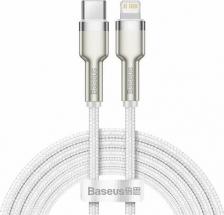 Кабель/переходник Baseus Кабель Cafule Metal (CATLJK-B02) USB-C/Lightning 2m (White)