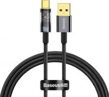Кабель/переходник Baseus Кабель Explorer Series Auto Power USB - Type-C 100W 1m Black