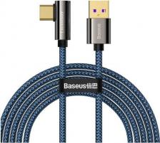 Кабель/переходник Baseus Кабель Legend Series Elbow USB - Type-C 66W 2m Blue CACS000503
