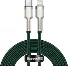 Кабель/переходник Baseus Кабель USB Type-C (m) - Lightning (m) 2м Cafule Series PD 20W Зеленый