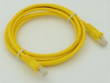Кабель/переходник Behpex Патч-корд UTP кат.5e, 2м, RJ45-RJ45, желтый, (630501)