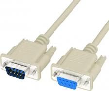 Кабель/переходник Bion Expert кабели Кабель RS-232 DB9M DB9F, 1.8м, белый BXP-CC-133-18