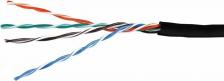 Кабель/переходник Bion Кабель витая пара BCL-U5480-381 U/UTP, кат.5e, 4x2x0,48 мм AWG 24, медь, одножильный, PE, для внешней прокладки, 305м,черный