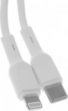 Кабель/переходник BoraSco Кабель USB-C - Lightning, 30Вт, 3м, Power Delivery, белый