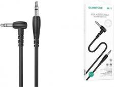 Кабель/переходник Borofone Аудиокабель AUX, BL10, 3.5mm 1.0м, Black