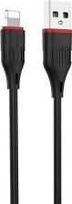 Кабель/переходник Borofone Кабель BX17 USB - Lightning 2,0А 1м Black
